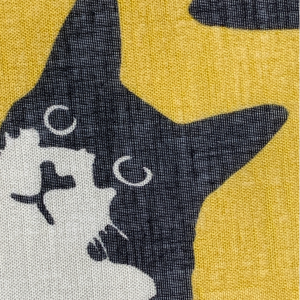 Alternative view of Petit foulard MY CAT  couleur Y(jaune)
