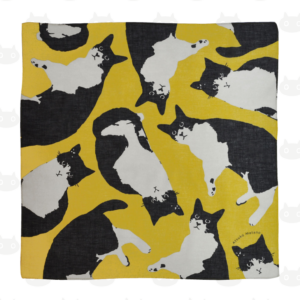 Petit foulard MY CAT  couleur Y(jaune)
