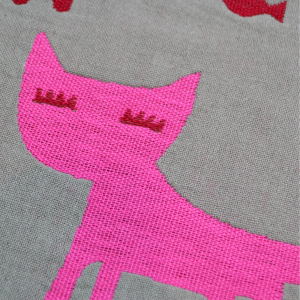 Alternative view of Serviette de gazeC EYELASH CAT couleur GY(gris)