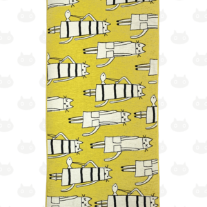 Alternative view of Serviette de bain en gaze CAT IN NY couleur Y(jaune)