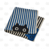 Serviette de bain en gaze MMST couleur B(bleu)