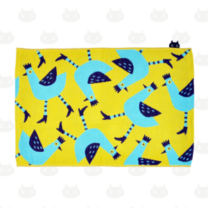 Serviette de gazeR COQ couleur Y(jaune)