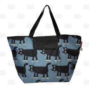 Alternative view of Sac à main pliable STARING CAT couleur B(bleu)