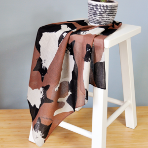 Alternative view of Petit foulard MY CAT  couleur BR(marron)