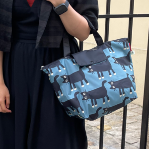Sac à main pliable STARING CAT couleur B(bleu)