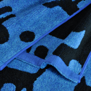 Alternative view of Serviette de toilette SILHOUETTE CAT couleur B(bleu)