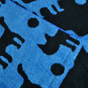 Alternative view of Serviette d'invité SILHOUETTE CAT couleur B(bleu)