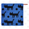 Wash towel SILHOUETTE CAT colour B(blue)