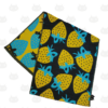 Gauze towel L STRAWBERRY colour BK(black)