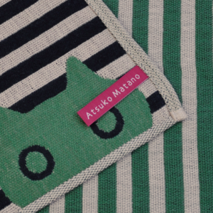 Alternative view of Serviette de gaze C MMST couleur G(vert)