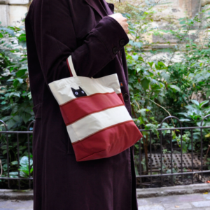 Fourre-tout BORDER CAT couleur R(rouge)