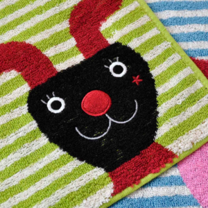 Alternative view of Mini serviette BUNNY ST couleur YG(vert acidulé)