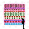 Mini serviette SPAIN couleur P(rose)