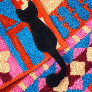 Alternative view of Mini serviette INTERIOR MODERN couleur OR(orange)