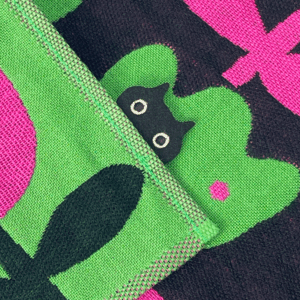 Alternative view of Serviette de gaze C TULIP couleur G(vert)