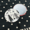 Miroir de poche TEXTILE Series couleur W(blanc)