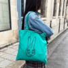 Fourre-tout en toile YURUUSA couleur EG(vert émeraude)