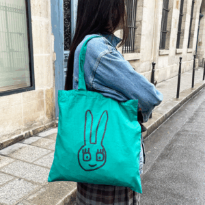 Fourre-tout en toile YURUUSA couleur EG(vert émeraude)
