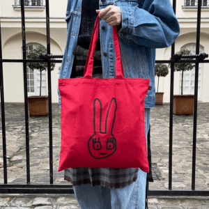 Fourre-tout en toile YURUUSA couleur R(rouge)