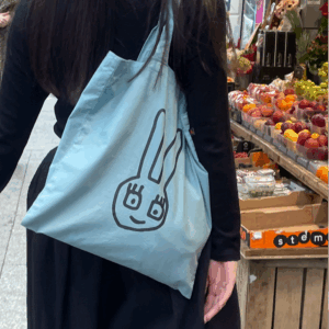 Fourre-tout en toile YURUUSA couleur SB(bleu ciel)