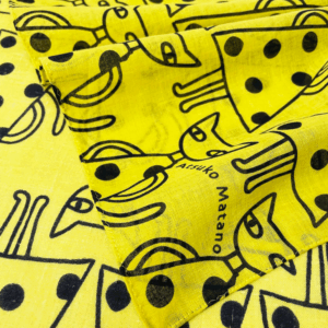 Alternative view of Bandana KIKI couleur Y(jaune)