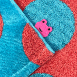 Alternative view of Serviette d'invité FROG DT couleur B(bleu)