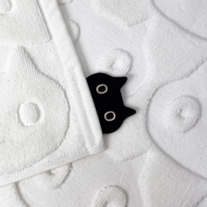 Alternative view of Tapis de bain éponge MM FACE couleur W(blanc)