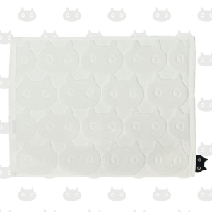 Tapis de bain éponge MM FACE couleur W(blanc)
