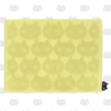 Tapis de bain éponge MM FACE couleur Y(jaune)