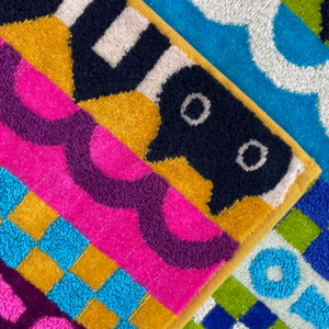 Alternative view of Mini serviette MM QUILT couleur Y(jaune)